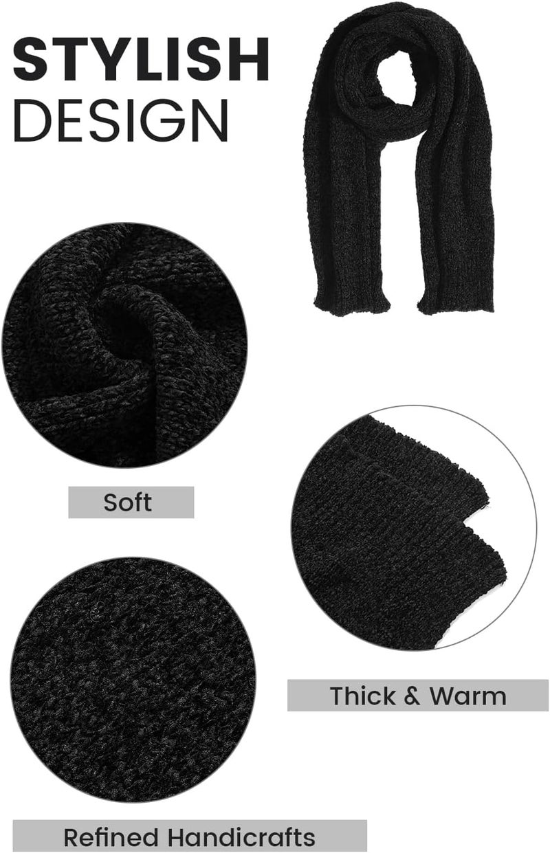 Pleneal Scarf for Women,Soft Chenille Winter Scarves, Womens Warm Thick Scarf for Cold Weather - Image 4
